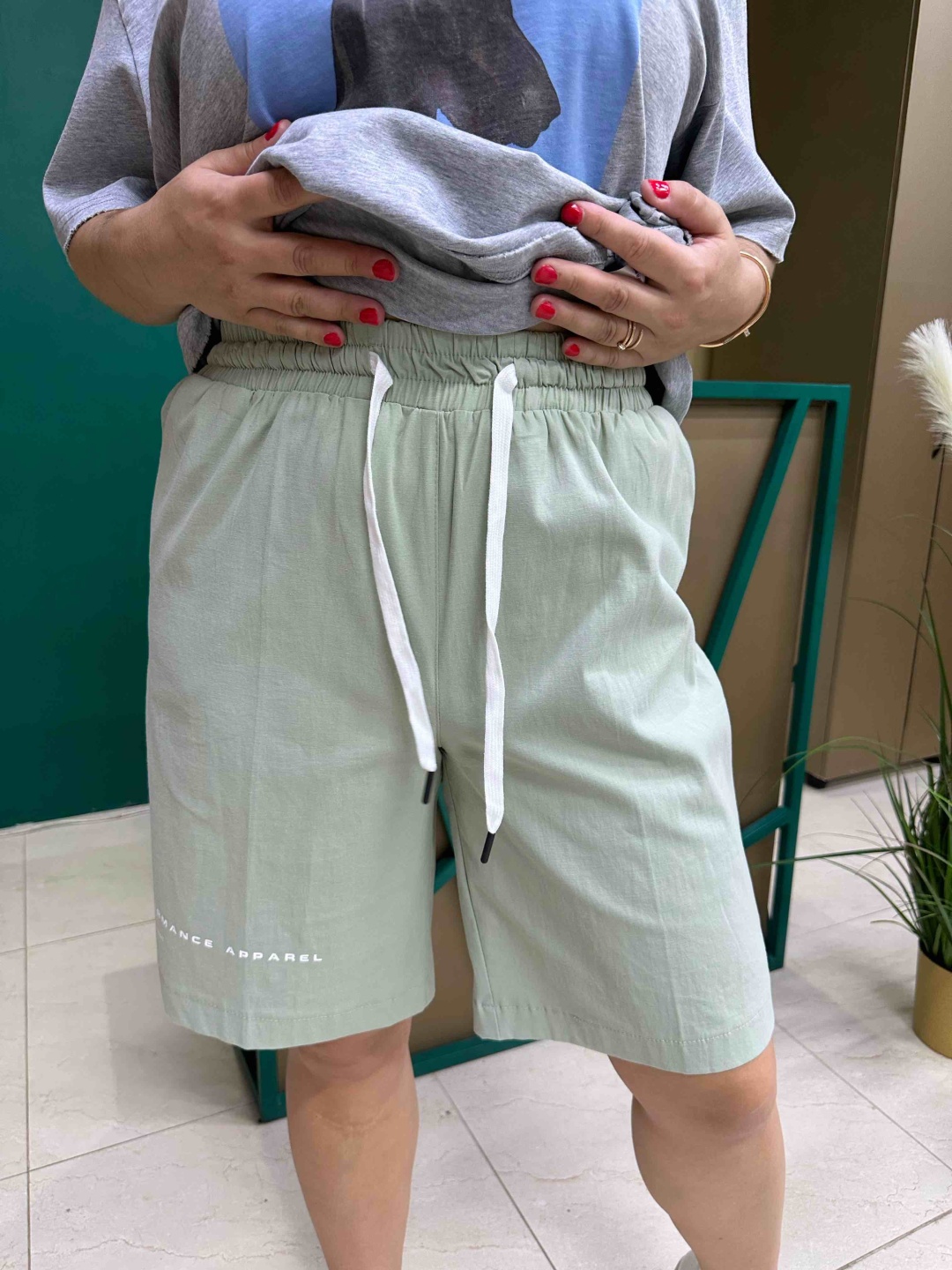 Повседневные шорты FASHION мятный