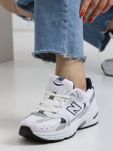 Кроссовки FASHION белый, синий