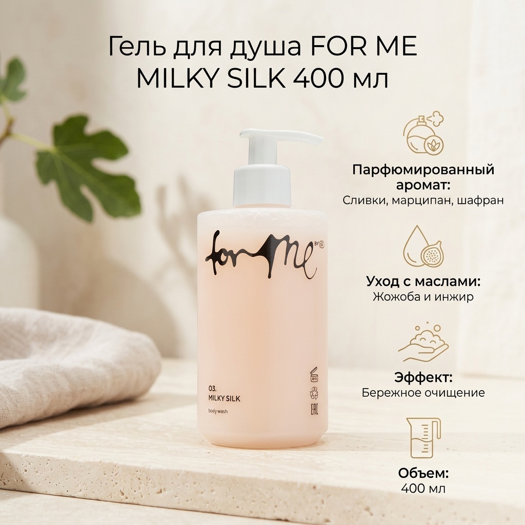 FOR ME milky silk гель 400 мл
