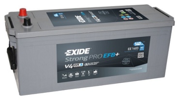 EXIDE EE1403 Strong PRO EFB 140 Ач боковая
