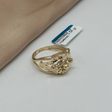 Кольцо Ballerina Jewelry K00935 размер 18.5 вес 2.24 г золото, без вставок