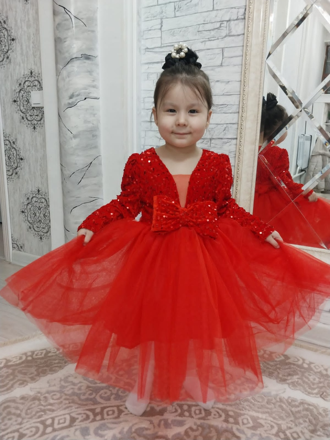 Платье FASHION Нарядная Платье красный