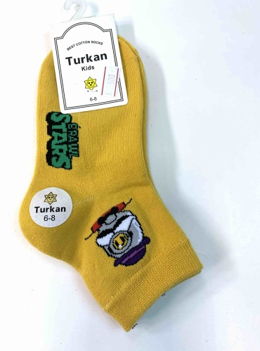 Носки Turkan 8084 желтый 20, 22