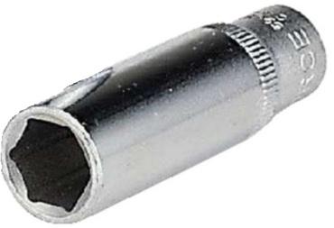 Force торцевая головка глубокая 1/4 5255005 1/4" Головка 6-гран. (длинная) 5мм. 1 шт