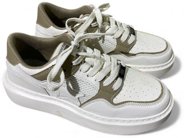 Кроссовки SHOES FOR STYLE Сетка белый, коричневый