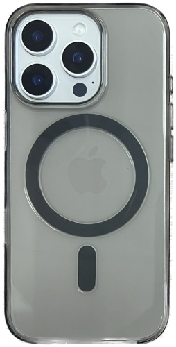 Чехол Clear Case для Apple iPhone 16 Pro Max темно-прозрачный