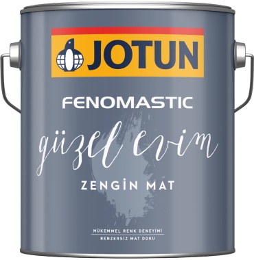 Jotun акриловая FENOMASTIC ZENGİN MAT 2.25 л, белый цвет