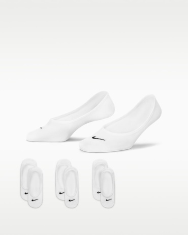 Носки Nike 3 пары белый one size