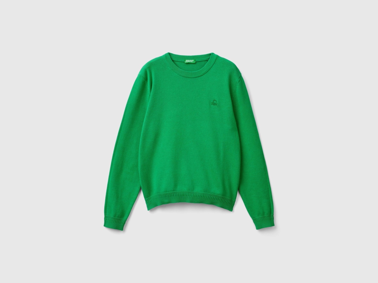 Джемпер UNITED COLORS OF BENETTON зеленый