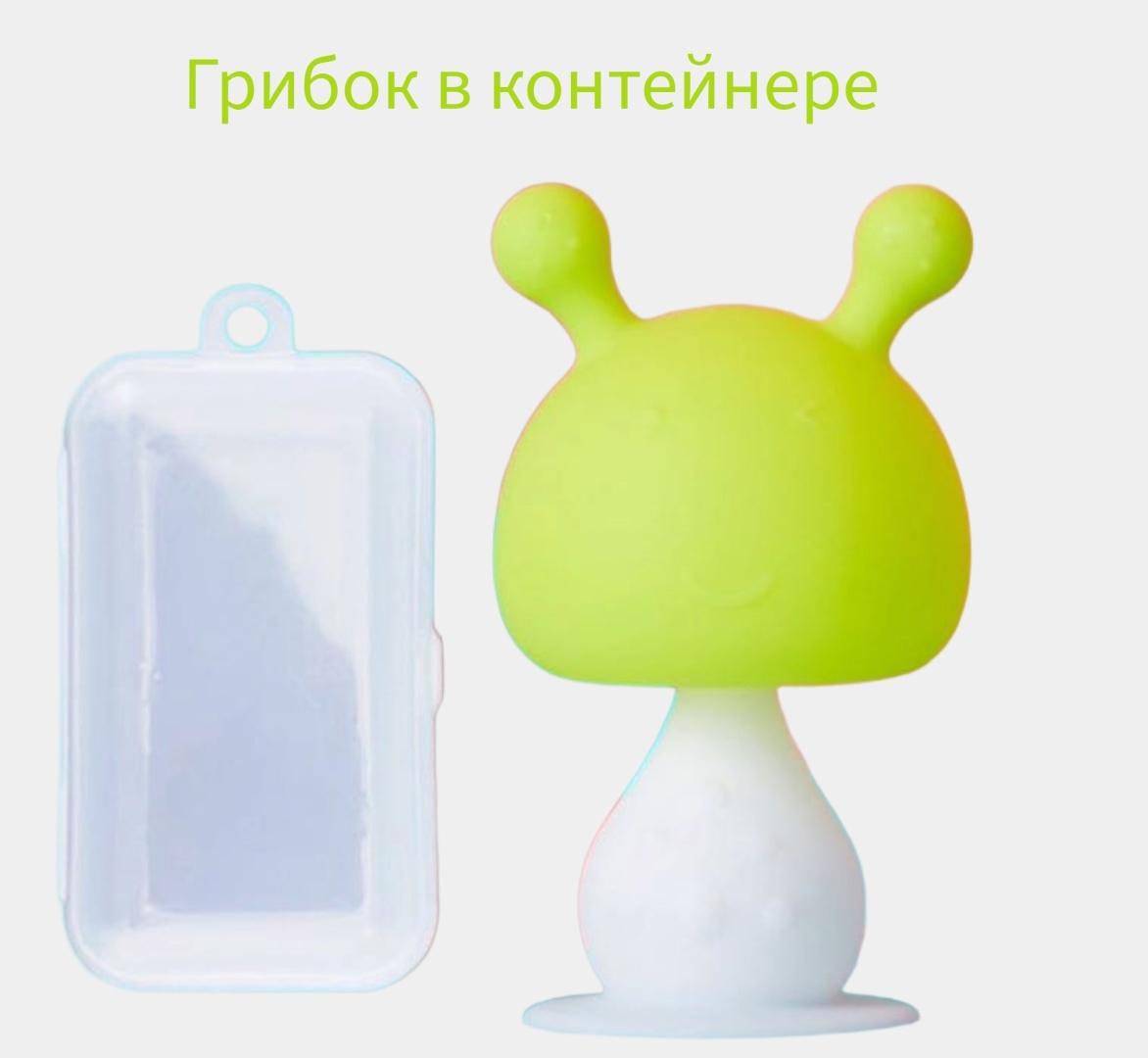 Прорезыватель Duoladuobu Q/BKE03, 1 шт, белый, зеленый