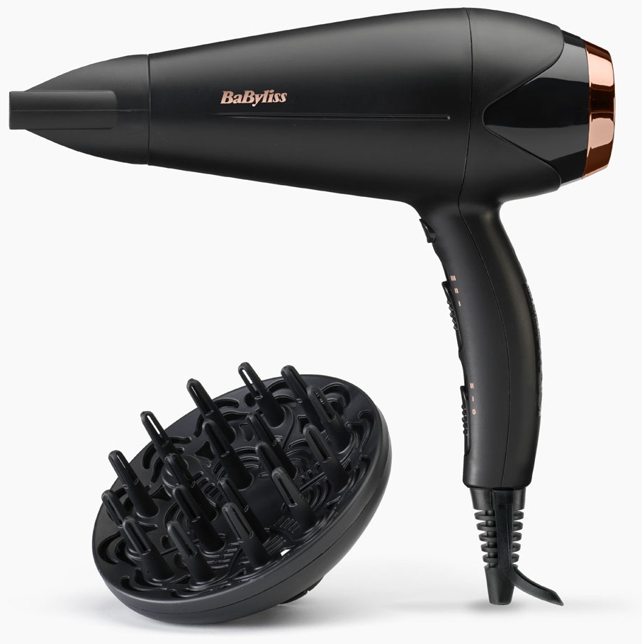 BaByliss D570DE фен черный, золотой
