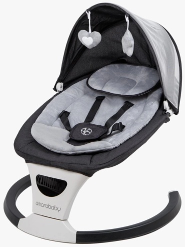 Качеля Amarobaby Teddy swing черный