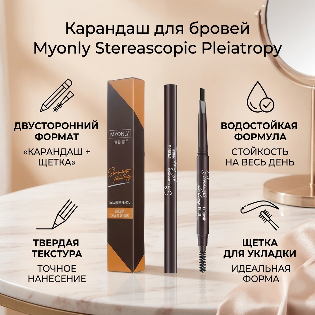 Myonly карандаш Stereascopic Pleiatropy 04 Графит