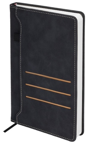 Ежедневник Brauberg Slot, A5, 160 л, черный