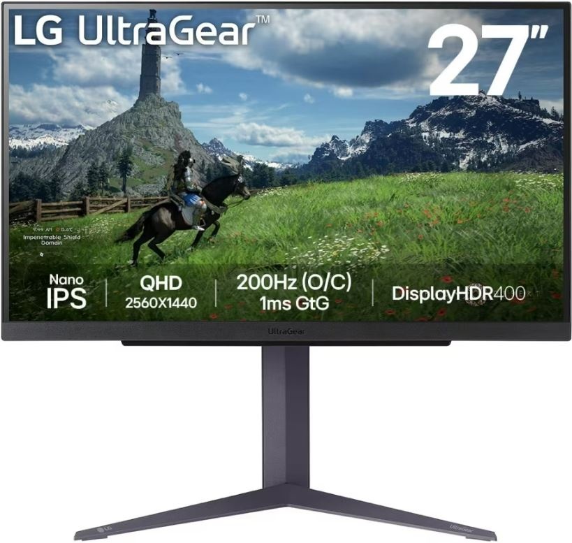 Монитор 27" LG 27GS85Q черный