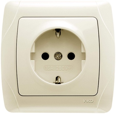 Viko by panasonic встраиваемая 320-36110, электрический цвет бежевый