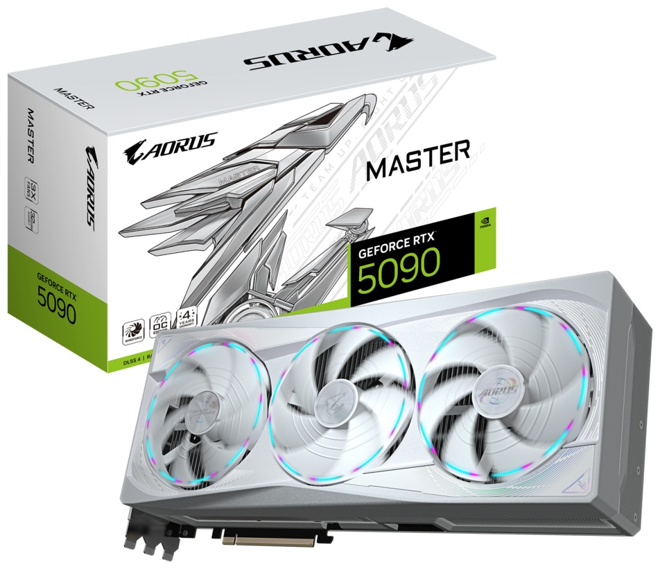 Видеокарта GIGABYTE Aorus Master Ice 32 Гб