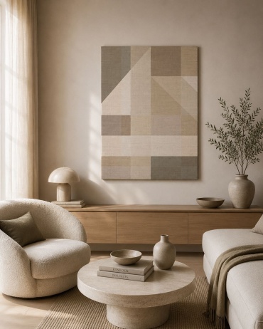 Araystudio.kz картина интерьерная на холсте «Баланс форм» geometric minimalism 70x100 см