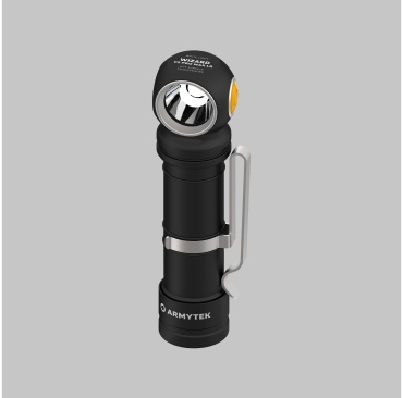 Armytek WIZARD C2 PRO MAX MAGNET USB LR (теплый свет) налобный черный