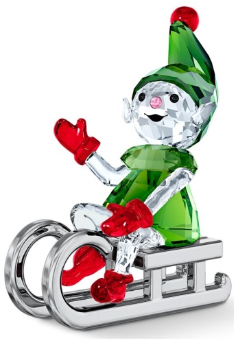 Swarovski Santa's Elf On Sleigh 5.7 см