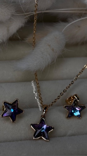 Xuping медицинское золото, кристаллы Swarovski