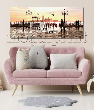 MP modulprint панно Утренняя Венеция 130x55 см