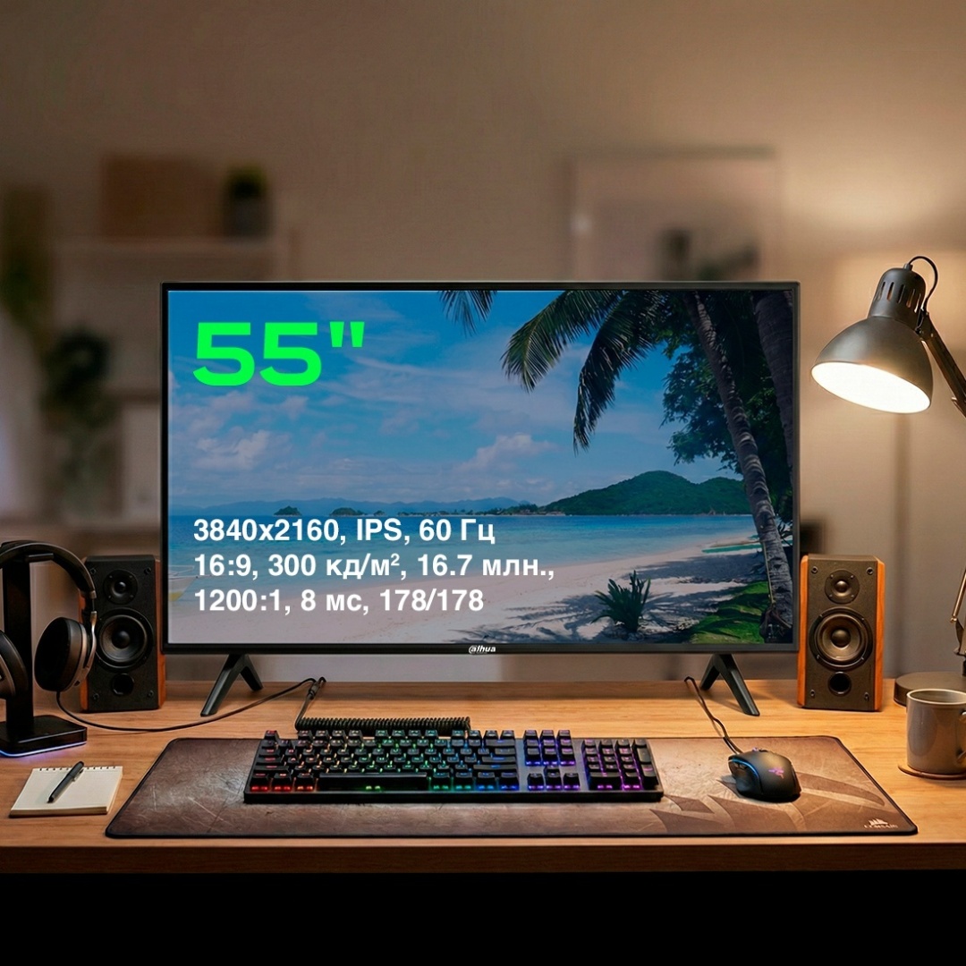 Монитор 55" Dahua DHI-LM55-F400 черный
