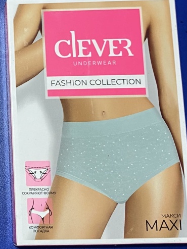 Бикини Clever белый, бирюзовый