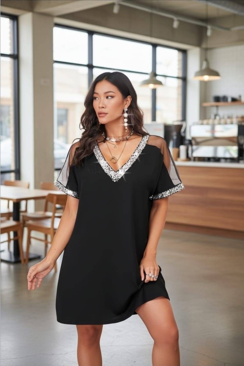 Повседневное платье FASHION черный