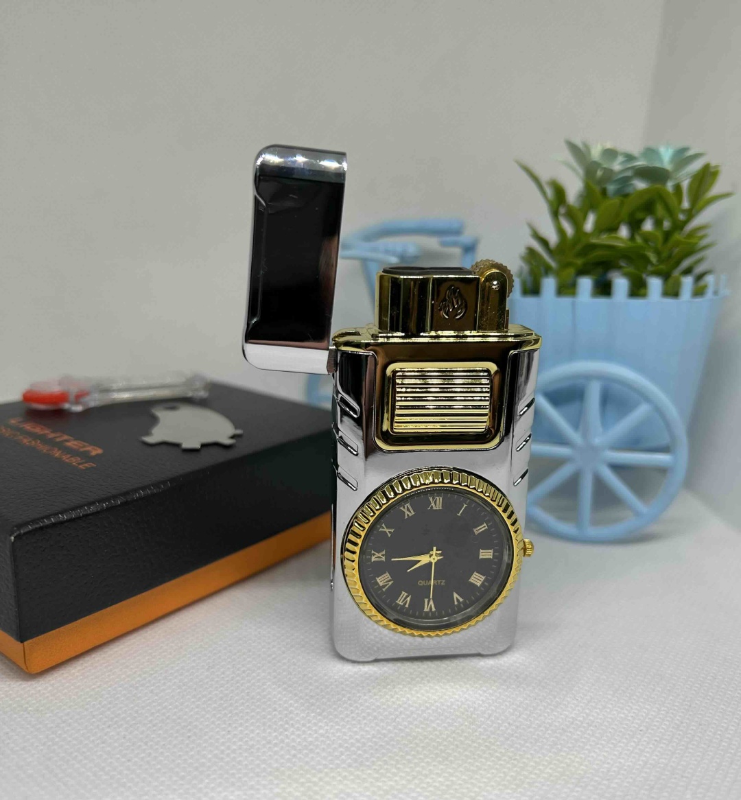 Газовая зажигалка 18286543_160924-New Lighter Turbo, металлический сплав, пластик