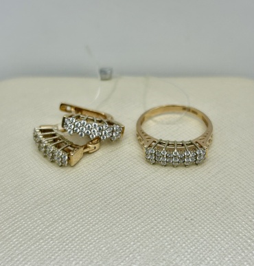 Diamond Exclusive 926373762 вес 5.85 г золото, фианит
