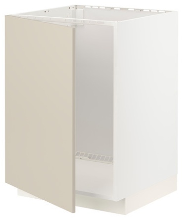 Кухонный шкаф корпус напольный IKEA METOD base cabinet for sink, 60x61x80 см