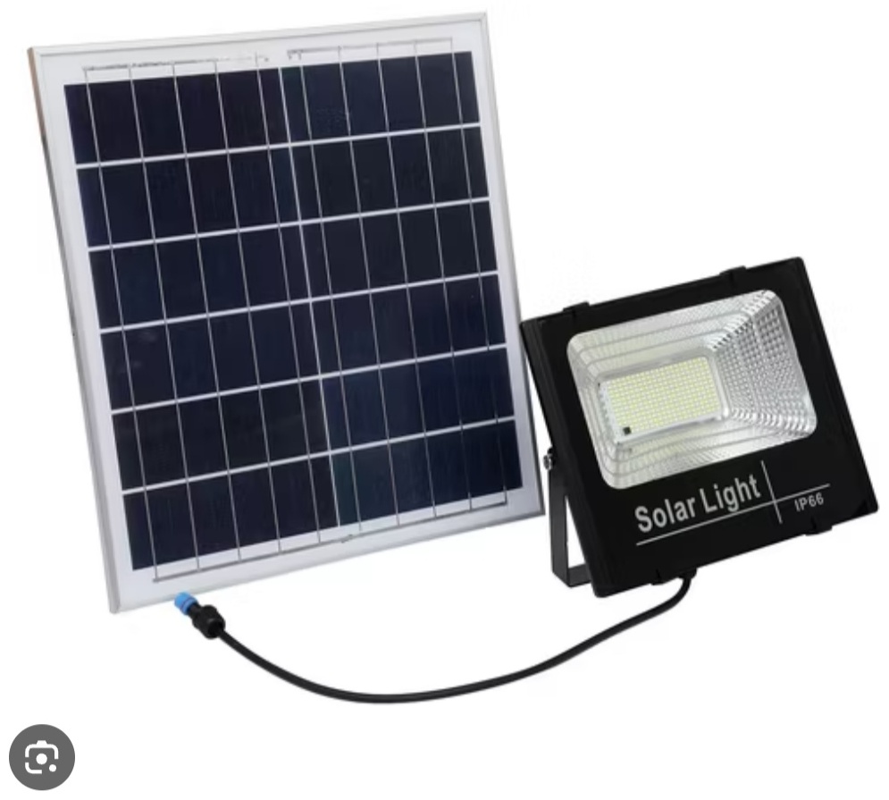 Прожектор на кронштейне Solar light 100 Вт, холодный белый