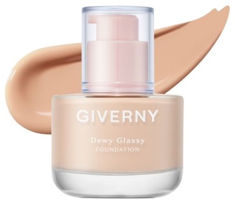 Giverny Dewy Glassy Foundation тональный крем 25 Tan Beige 30 мл