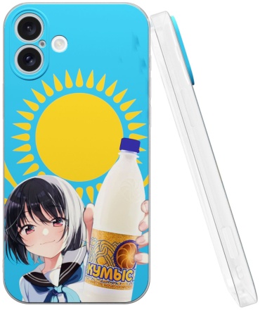 Чехол Mcover для Apple iPhone 16 Plus рисунок