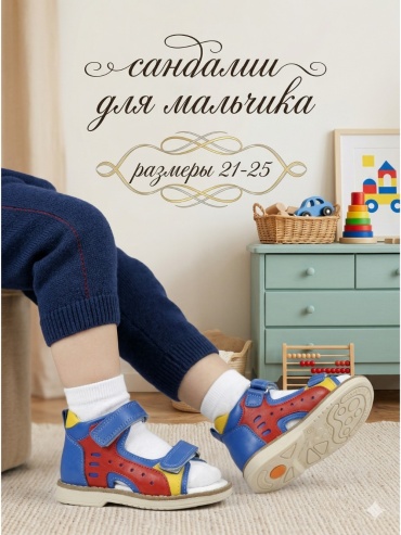 Сандалии Panda Kids мультиколор