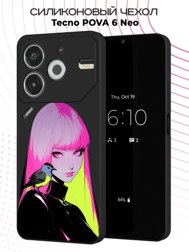 Чехол для TECNO POVA 6 Neo рисунок