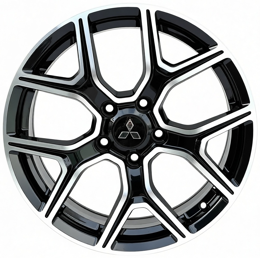 RNO 021 7x17/5x114.3 D67.1 ET38 4 диска черный, серебристый