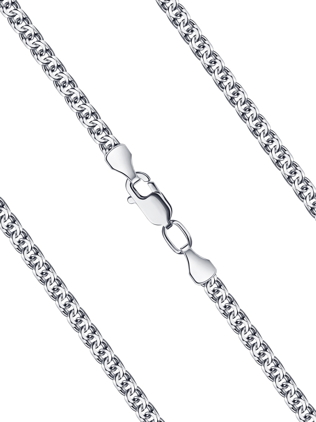 Lucente Silver 82060382155_55 длина 55 см, вес 12.04 г серебро, плетение бисмарк