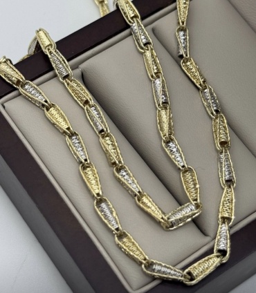 Italy Exclusive RJ Gold длина 55 см, вес 18.41 г золото, плетение фигаро
