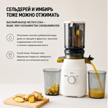 Соковыжималка High Max LJ-02 белый