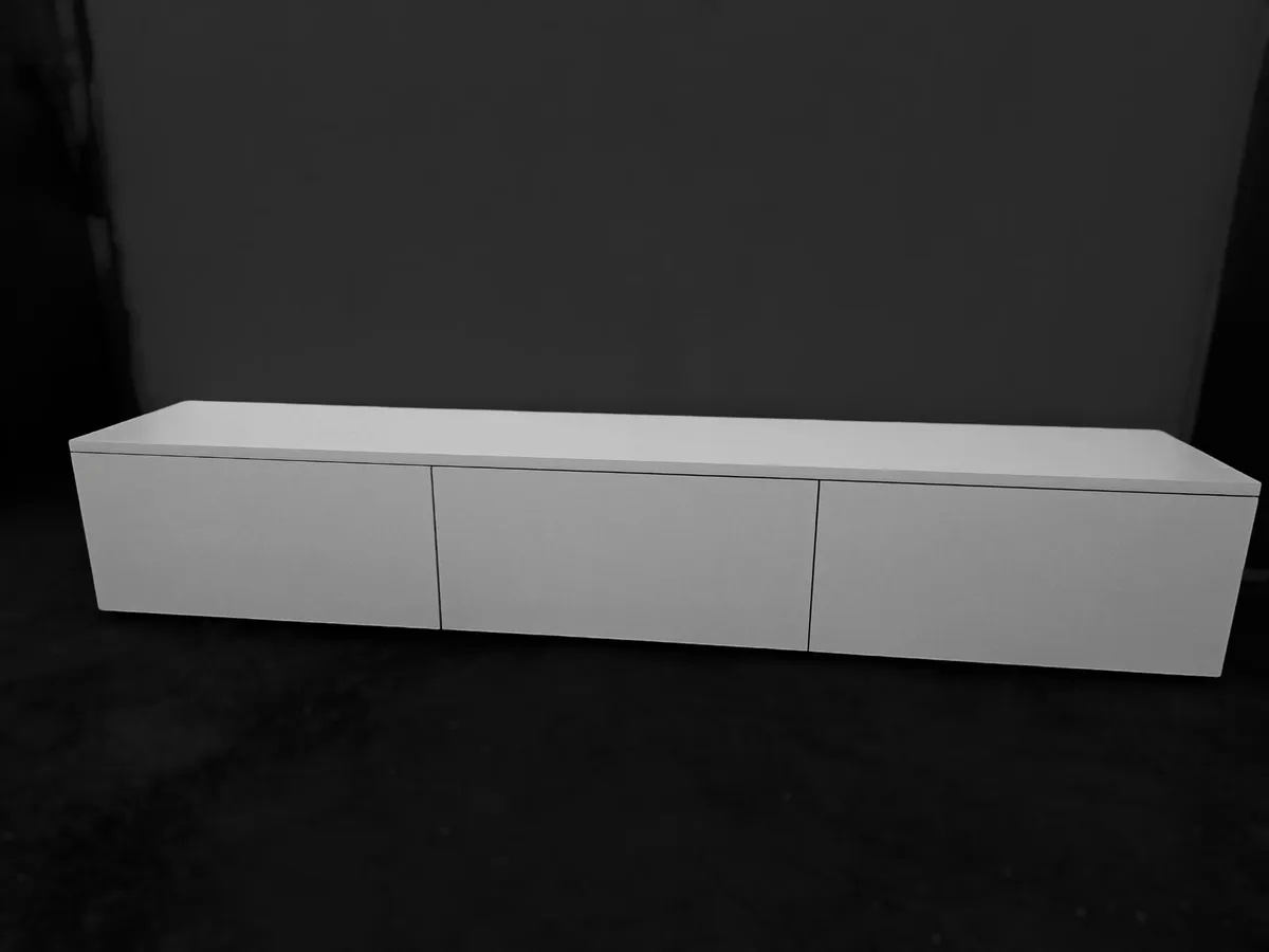 ТВ-тумба навесная CUPE.KZ Velvet , 180x30x30 см, белый