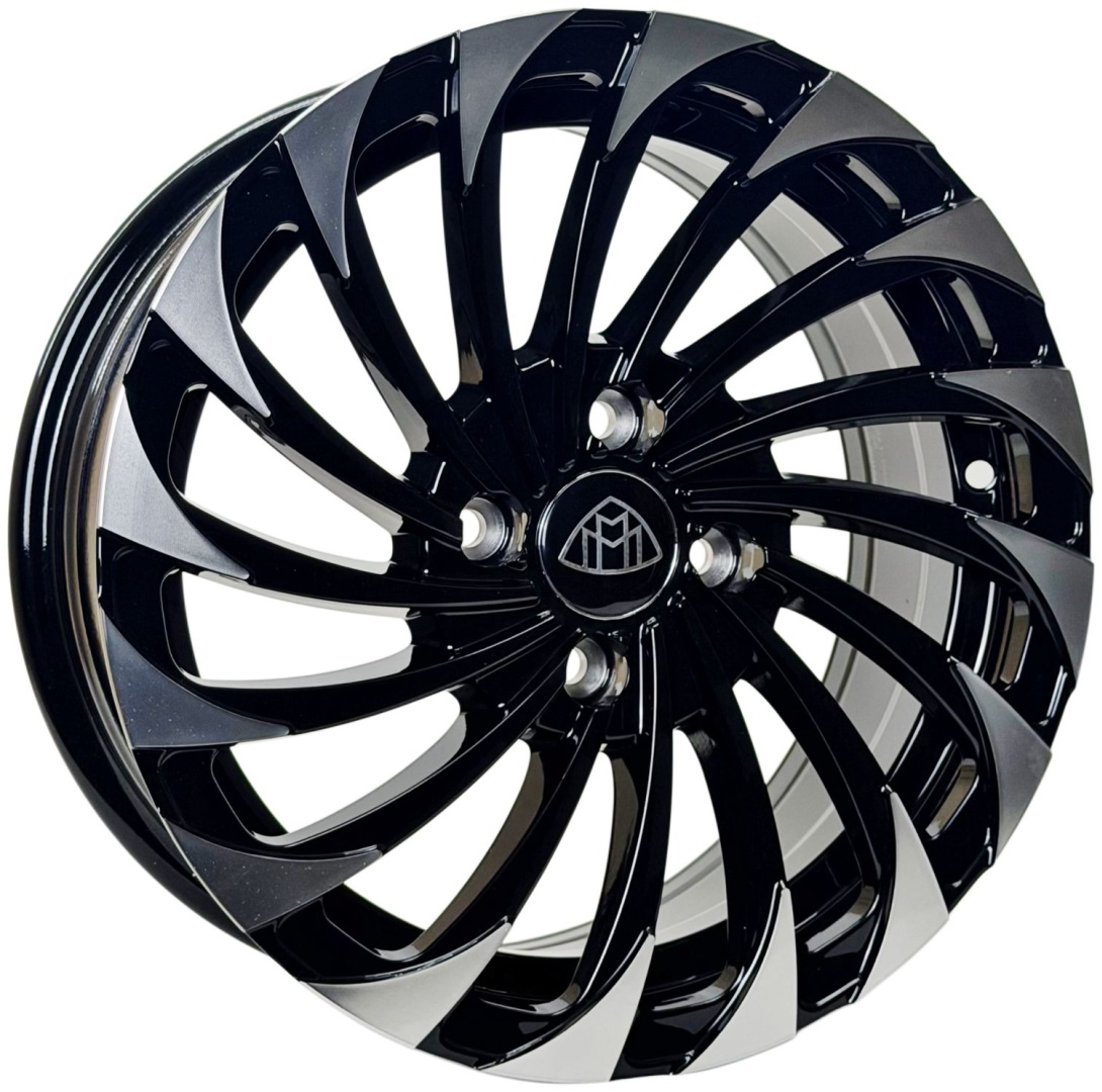 Wheels 1221DD 6.5x15/4x100 D67.1 ET35 4 диска черный, хром