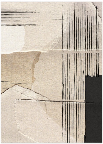 Картина интерьерная на холсте «Paper Abstract» в раме Araystudio.kz 50x70 см
