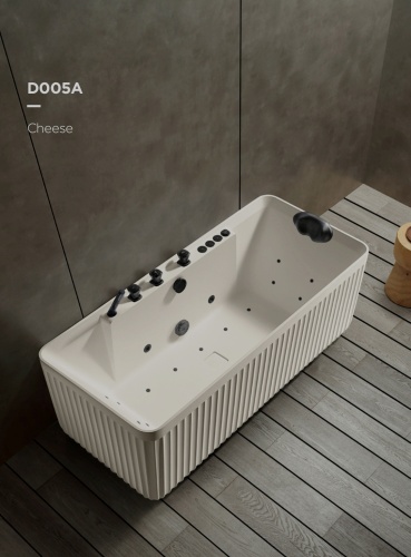 Ванна D005A 170x75 см, искусственный камень