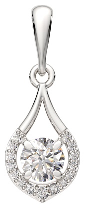 Подвеска Lucente Silver ZO-0440313.ZZ вес 1.02 г серебро, фианит