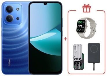 REDMI 15C 4 ГБ/128 ГБ голубой + подарок