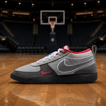 Кроссовки Nike Book 1 Solar Red серый