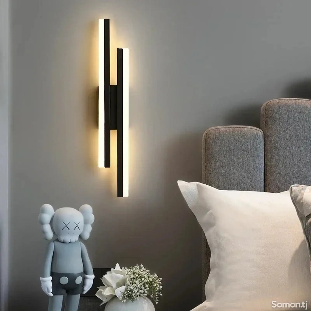 Бра настенный LED, черный