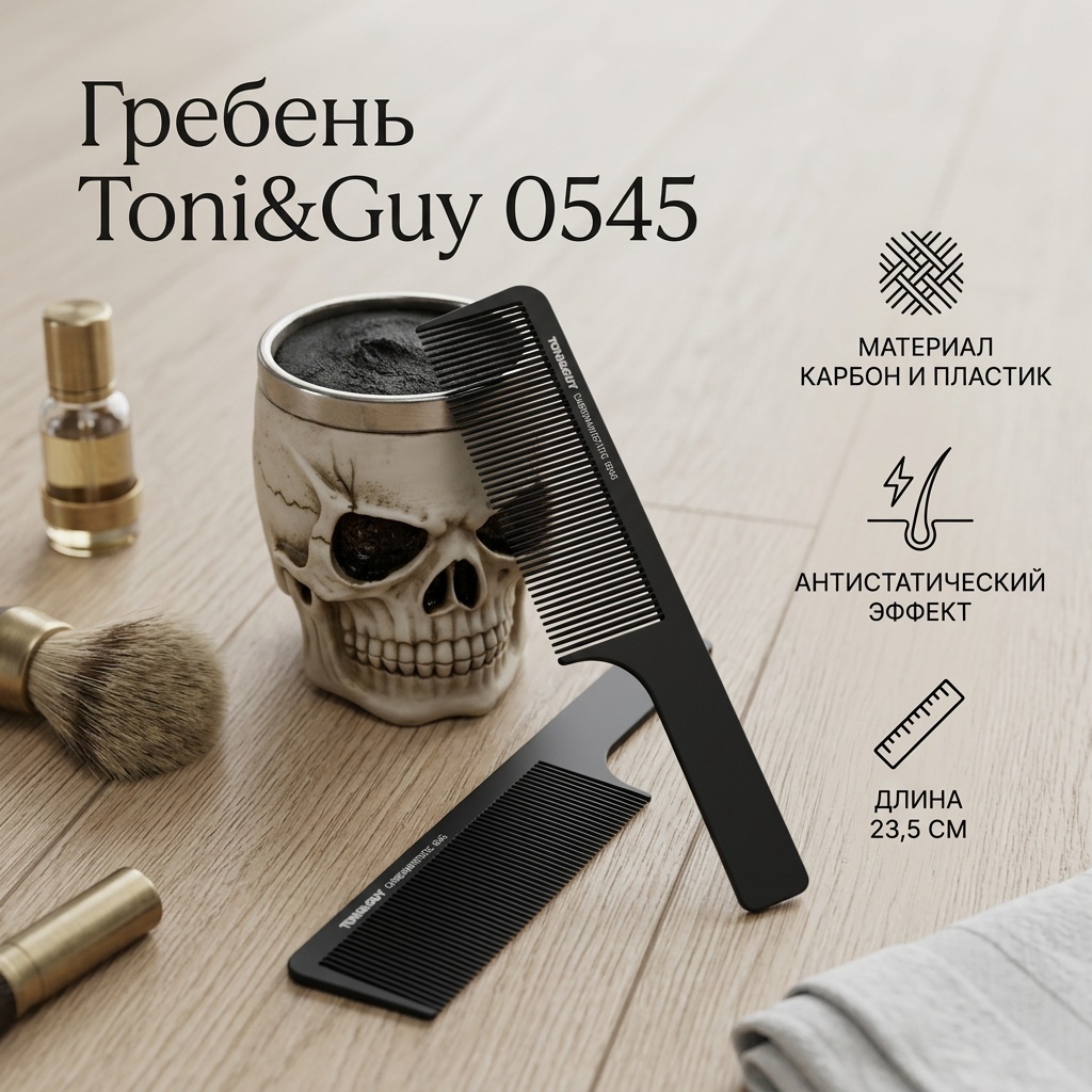 Toni&Guy гребень 17926424_937807 черный